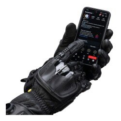 Knox Handroid MK5 Korumalı Deri Motosiklet Eldiveni Siyah - 9