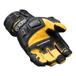 Knox Handroid Pod MK5 Kısa Korumalı Deri Motosiklet Eldiveni Siyah / Kahve - 4