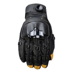 Knox Handroid Pod MK5 Kısa Korumalı Deri Motosiklet Eldiveni Siyah / Kahve - 5