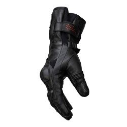 Knox Oulton MK2 Korumalı Deri Motosiklet Eldiveni Siyah / Kırmızı - 3