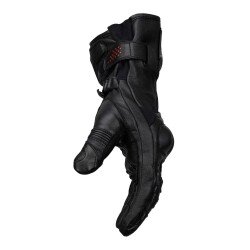 Knox Oulton MK2 Korumalı Deri Motosiklet Eldiveni Siyah / Kırmızı - 4