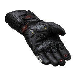 Knox Oulton MK2 Korumalı Deri Motosiklet Eldiveni Siyah / Kırmızı - 6