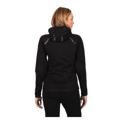 Knox Shield Hoody (AAA) Korumalı Kapüşonlu Kadın Motosiklet Montu Siyah - 4
