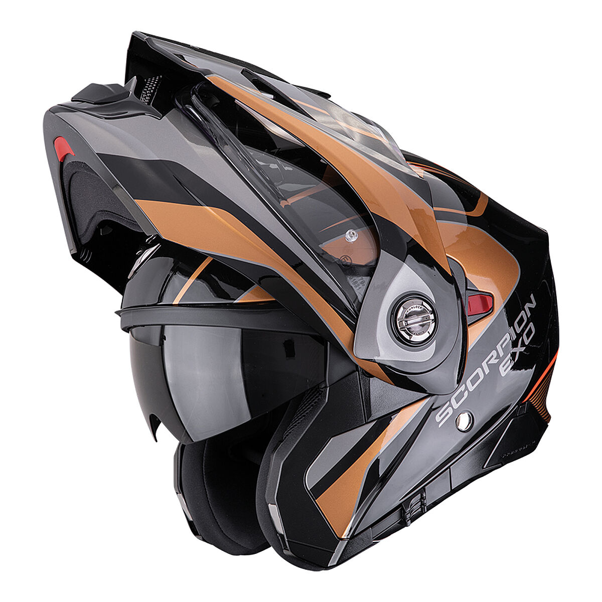 Scorpion ADX-2 Kamps Adv Motosiklet Kaskı Siyah / Bakır Fiyatı ve