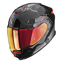 Scorpion Apex GT-SP Air Carbon Asphalt Kapalı Motosiklet Kaskı Siyah / Gümüş - Scorpion