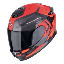 Scorpion Apex EXO-GT SP Carbon Matrix Air Flex Kapalı Motosiklet Kaskı Siyah / Kırmızı - Scorpion