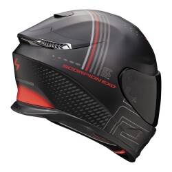 Scorpion Apex EXO-GT SP Matrix Carbon Air Techlane Kapalı Motosiklet Kaskı Mat Siyah / Gri / Kırmızı - 2