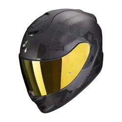 Scorpion EXO 1400 Evo Air Carbon Cerebro Kapalı Motosiklet Kaskı Siyah 