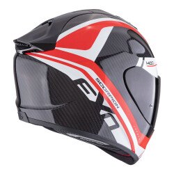 Scorpion EXO 1400 Evo II Air Carbon Enko Kapalı Motosiklet Kaskı Siyah / Kırmızı / Beyaz - 3