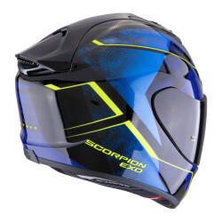 Scorpion EXO 1400 Evo II Air Intensio Kapalı Motosiklet Kaskı Siyah / Mavi - 3