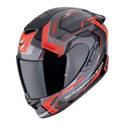 Scorpion EXO 1400 Evo II Air Linart Kapalı Motosiklet Kaskı Siyah / Kırmızı - Scorpion