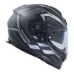 Scorpion EXO 491 Evo Kripta Kapalı Motosiklet Kaskı Mat Siyah / Gümüş - 3