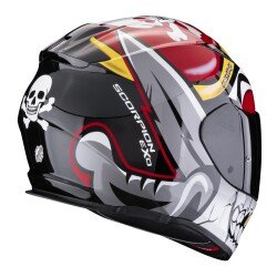 Scorpion EXO 491 Pirate Kapalı Motosiklet Kaskı Kırmızı - 3