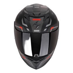 Scorpion EXO 520 Evo Air Ranka Kapalı Motosiklet Kaskı Mat Siyah / Gri / Kırmızı - Scorpion (1)