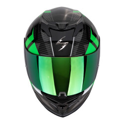 Scorpion EXO 520 Evo Air Sensus Kapalı Motosiklet Kaskı Siyah / Yeşil - 2