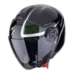 GARAJJ Scorpion EXO City 2 FC INTERCITY Açık Motosiklet Kaskı Siyah / Gümüş 