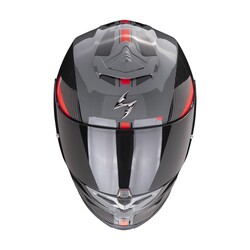 Scorpion EXO R1 Evo Air Final Spor Motosiklet Kaskı Gri / Siyah / Beyaz - 2