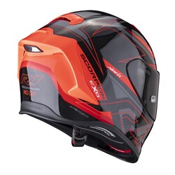 Scorpion EXO R1 Evo Air Gaz Spor Motosiklet Kaskı Siyah / Kırmızı - 3