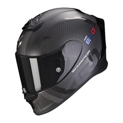 Scorpion EXO R1 Evo Carbon Air MG Spor Motosiklet Kaskı Mat Siyah / Gümüş 