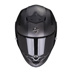 Scorpion EXO R1 Evo Carbon Air MG Spor Motosiklet Kaskı Mat Siyah / Gümüş - 2