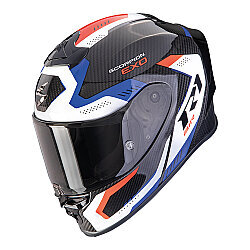 Scorpion EXO R1 Evo Air Carbon Propel Spor Motosiklet Kaskı Siyah / Beyaz / Kırmızı 