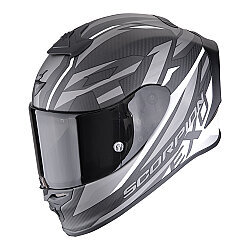 Scorpion EXO R1 Evo Air Carbon Runner Spor Motosiklet Kask Mat Siyah / Beyaz 