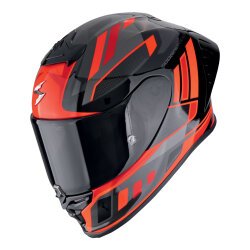 Scorpion EXO R1 Evo II Air Vital Spor Motosiklet Kaskı Siyah / Gümüş / Kırmızı - Scorpion