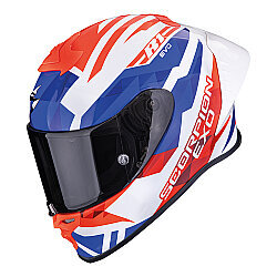 Scorpion EXO R1 Evo II Air Valere Spor Motosiklet Kaskı Beyaz / Kırmızı / Mavi 