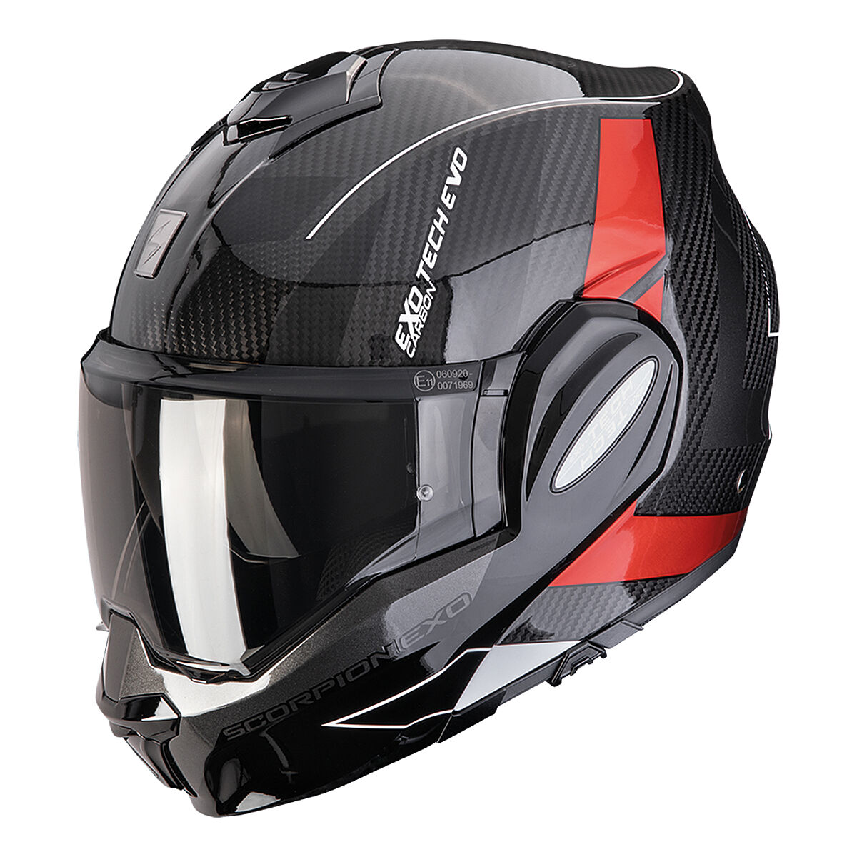 Scorpion Exo-Tech Evo Carbon CAD Çene Açılabilir Motosiklet Kaskı