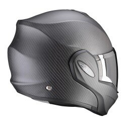 Scorpion Exo-Tech Evo Carbon Çene Açılabilir Motosiklet Kaskı Mat Siyah - 3