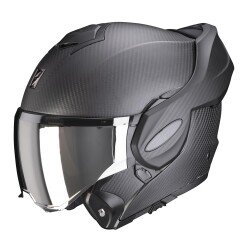 Scorpion Exo-Tech Evo Carbon Çene Açılabilir Motosiklet Kaskı Mat Siyah - 4
