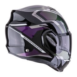 Scorpion Exo-Tech Evo Furio Çene Açılabilir Motosiklet Kaskı Siyah / Chameleon - Scorpion (1)