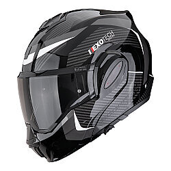 Scorpion Exo-Tech Evo Pro Acuti Çene Açılabilir Motosiklet Sarı / Gümüş 