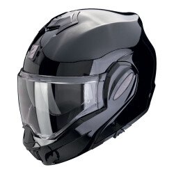 Scorpion Exo-Tech Evo Pro Çene Açılabilir Motosiklet Kaskı Metalik Siyah - Scorpion