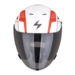 Scorpion EXO Z1 Vue Açık Motosiklet Kaskı Mat Beyaz / Siyah / Kırmızı - 2