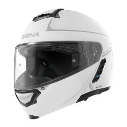 Sena Impulse Akıllı Çene Açılabilir Motosiklet Kaskı 2206 Beyaz - Sena
