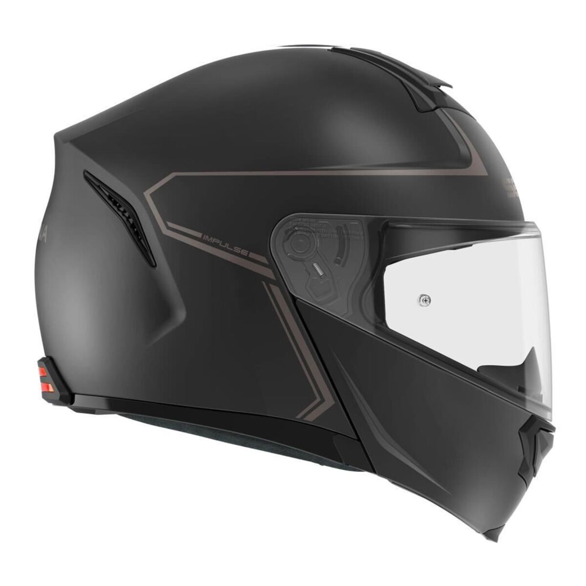 Sena Impulse Akıllı Çene Açılabilir Motosiklet Kaskı 2206 Mat