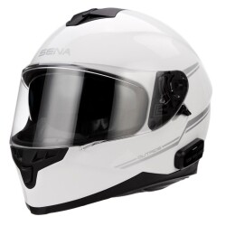 Sena OutRide Kapalı Akıllı Kask Beyaz - 1