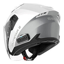 Sena Outstar 2 Mesh Interkomlu Açık Kask Beyaz - 9