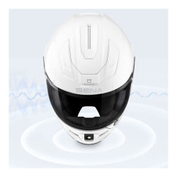Sena Phantom Interkomlu Motosiklet Kaskı Beyaz - 4