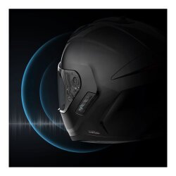 Sena Phantom Interkomlu Motosiklet Kaskı Siyah - 8