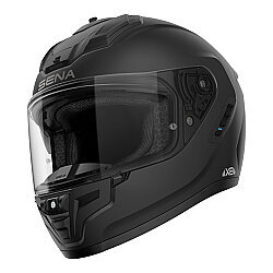 Sena Phantom XB (Ekstra Bass) Interkomlu Motosiklet Kaskı Mat Siyah - Sena