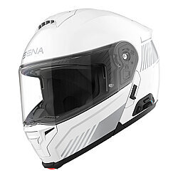 Sena Specter Smart Interkomlu Çene Açılabilir Motosiklet Kaskı Beyaz 