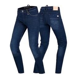 Shima Devon Kadın Korumalı Denim Motosiklet Pantolonu Mavi - 3