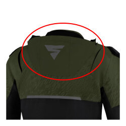 Shima Drift Korumalı Motosiklet Montu için Kapşon Haki - Shima (1)