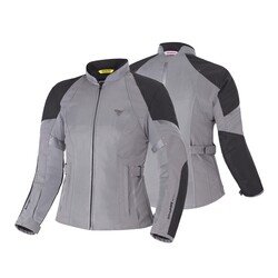 Shima Jet Lady Korumalı Kadın Motosiklet Montu Gri - 3