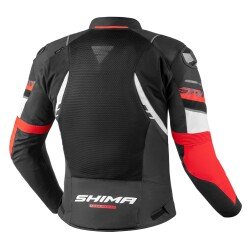 Shima Mesh Pro 2.0 Korumalı Motosiklet Montu Siyah / Beyaz / Kırmızı - Shima (1)
