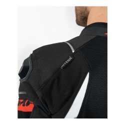 Shima Mesh Pro 2.0 Korumalı Motosiklet Montu Siyah / Beyaz / Kırmızı - 3