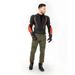 Shima Mesh Pro 2.0 Korumalı Motosiklet Montu Siyah / Beyaz / Kırmızı - 7