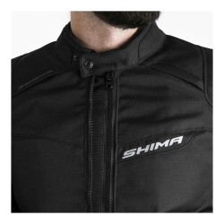 Shima Rush 2.0 Korumalı Motosiklet Montu Siyah - 8